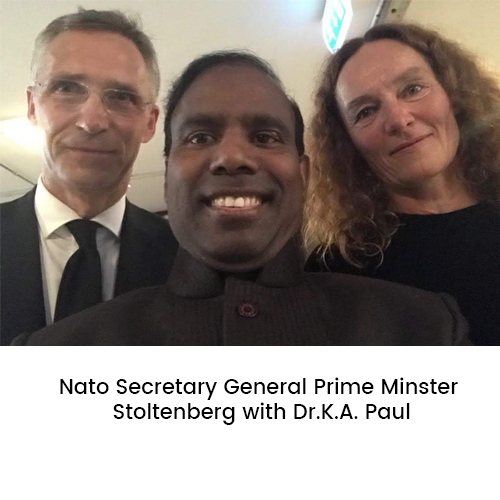 Meeting with international leadership