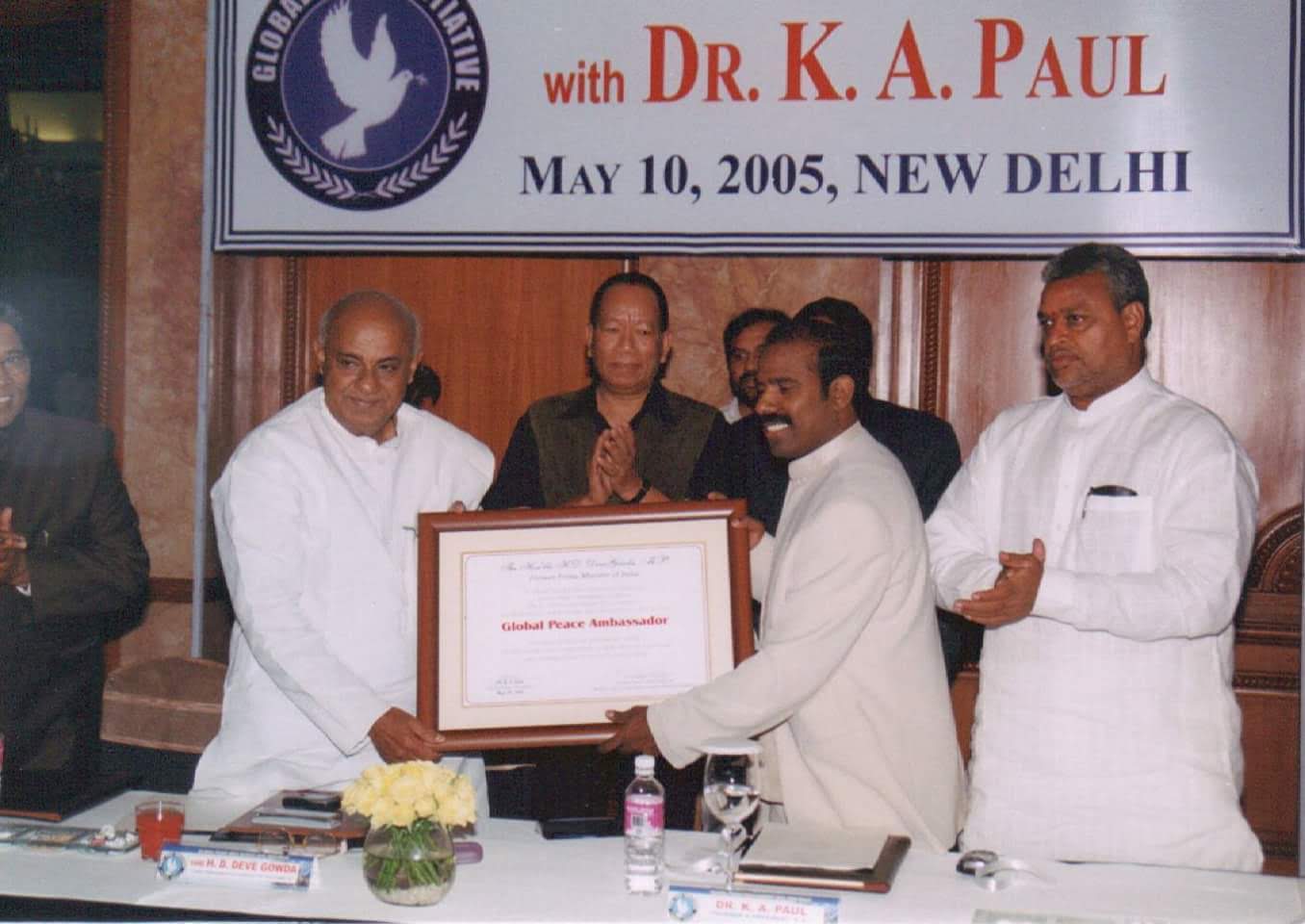 Dr. K.A. Paul speaking with conviction